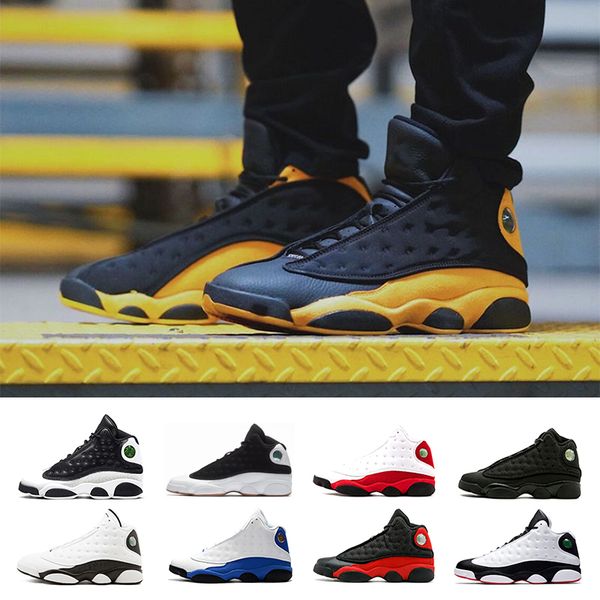 

2019 new designer basketball shoes 13 13s flight red barons white gs hyper pink men out door sports sneaker shoe pe size 7-13
