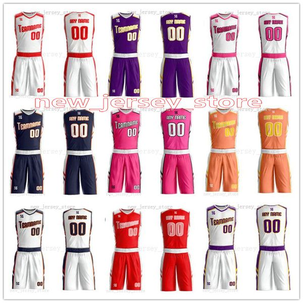 

customize any name any number man women lady youth kids boys basketball jerseys sport shirts as the pictures you offer zz0109, Black;red