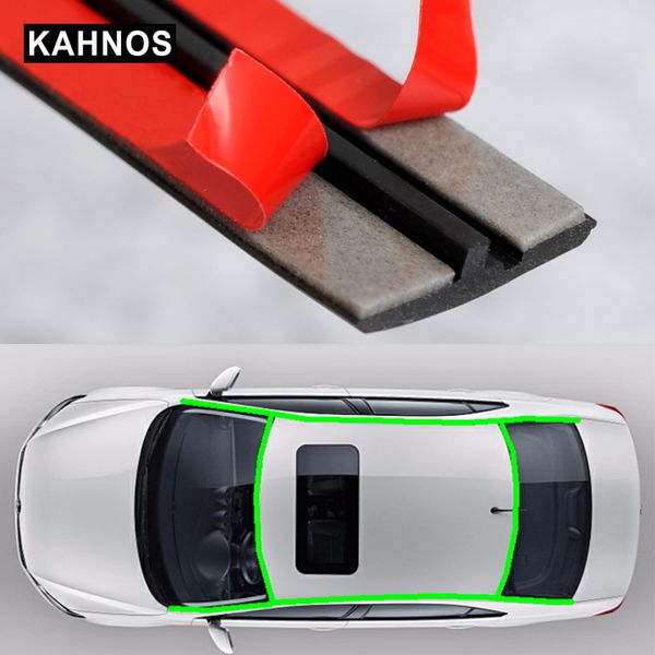 Car Door Weatherstrip Rubber Front Rear Windshield Rubber Adhesive