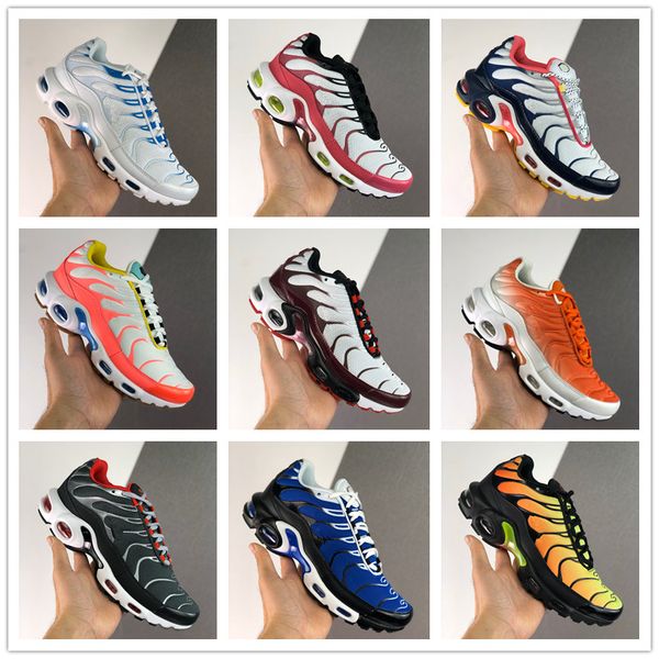 

2020 new arrival plus txt tn mens cushion running shoes for women tn shoes black white red blue red sports sneakers trainers 36-46