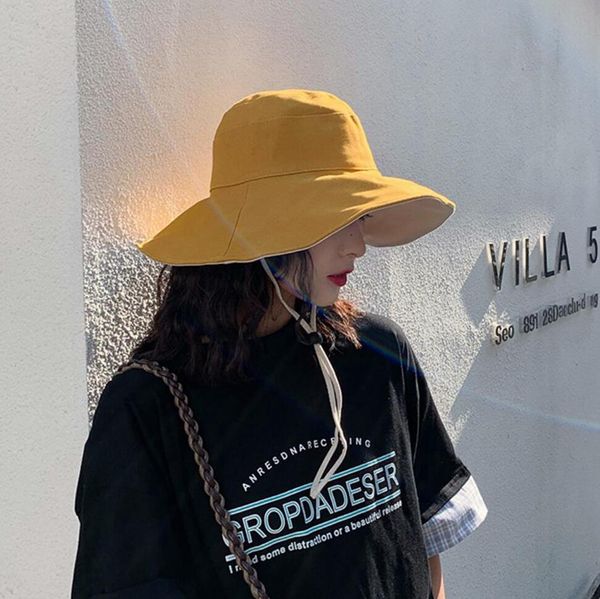 

women double side fisherman cap bucket hat outdoor travel sun cap summer beach visor caps ljjo7664, Blue;gray
