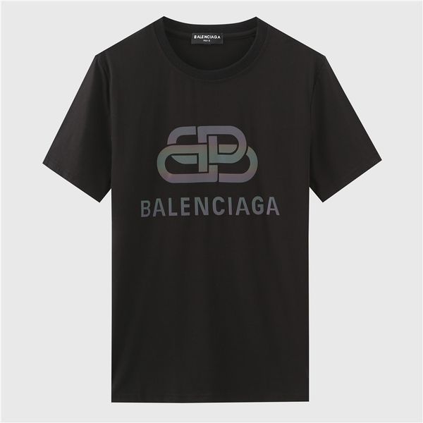 

2020 мужская летняя новая мода спорт конструкторы тенниска o-образным вырезом с коротким рукавом мужская дизайн вышитые хлопок t shirt men m, White;black