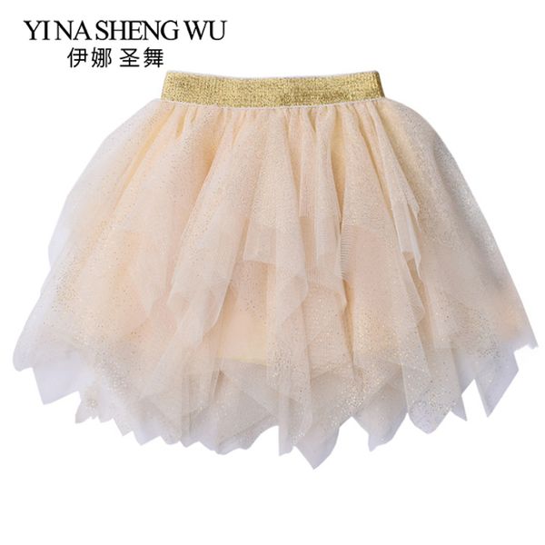 

new girls irregular sequins mesh tutu ballet skirt children princess skirt for wedding party clothes ballet dance practice, Black;red