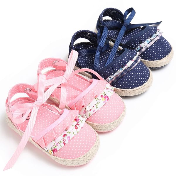 

baby girl sandals summer baby girl shoes cotton canvas dotted bow sandals newborn shoes playtoday beach