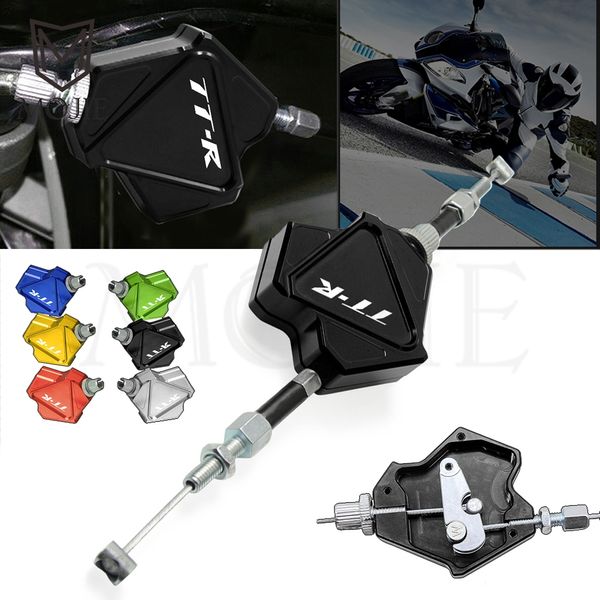 

motorcycle cnc aluminum stunt clutch lever easy pull cable system for yamahar125r125lr250r600r 125 125l 250 600