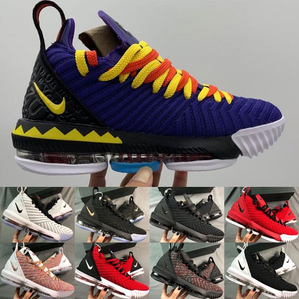 

2020 new thru lmtd starting oreo fresh bred what the xvi 16 17james multicolor basketball shoes lebron 16s wolf grey sports, Black;gray
