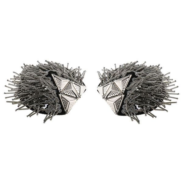 

1 пара элегантный uniform плеча epaulet цепи кисточкой fringe плеча совет, Gray