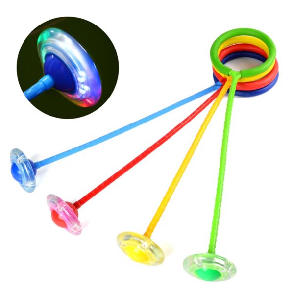 

led flash jumping ball jumping rope circle fun toys balls jump ring single skip rope for children