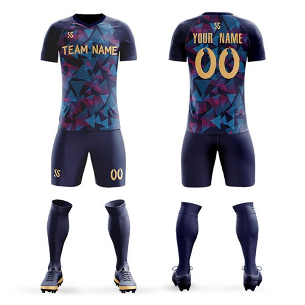 

Soccer jerseys 2020 men kids jerseys set blank training uniform short football jerseys DIY, As pic