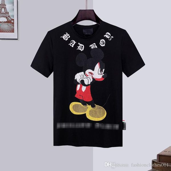 

mens designer t shirts mens skull t-shirt printing t shirt tees car accessories phillip plain phillip plain pp yy46, Black;brown