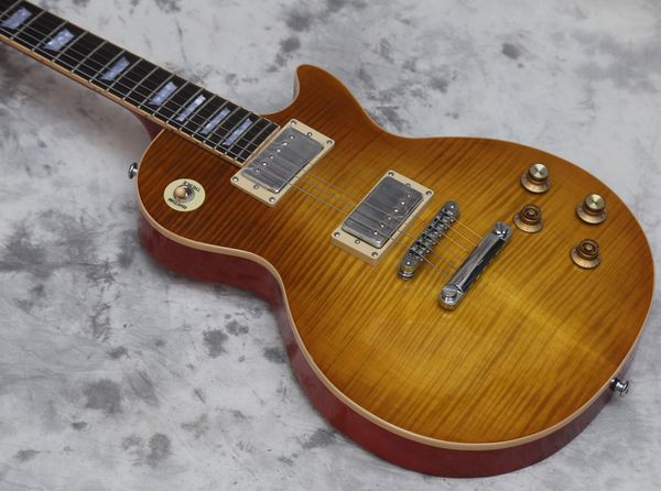 

custom electric guitar, garymoore pettergreen, quality guitar