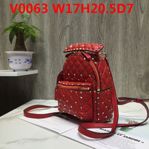 

female leather backpack imported sheepskin flexible and soft shell antirust hardware exclusive quality 17x20cm