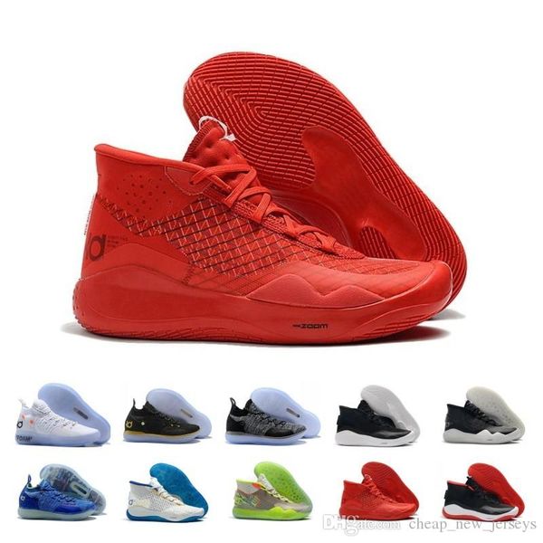 

2019 kevin durant 12s men basketball shoes kd 12 mens anniversary university camouflage trainers sports sneakers trainers