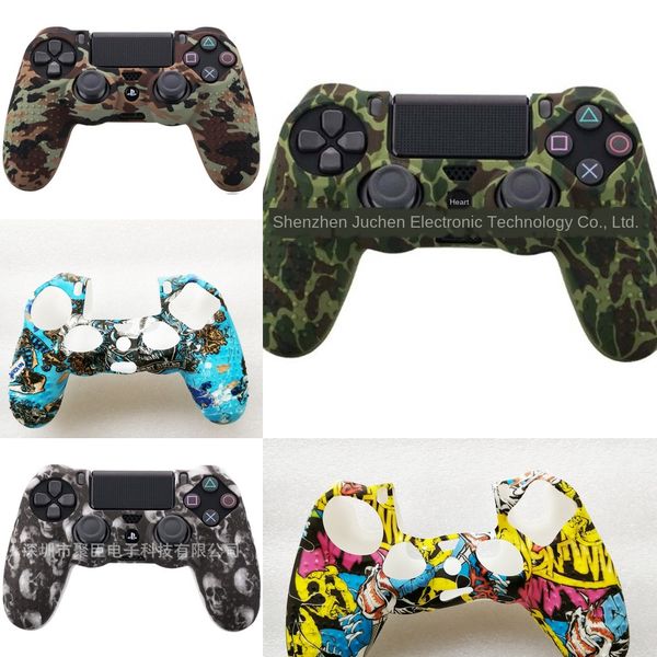 

9jncy replacement plating front housing shell ps4 cover case playstation dualshock 4 for controller