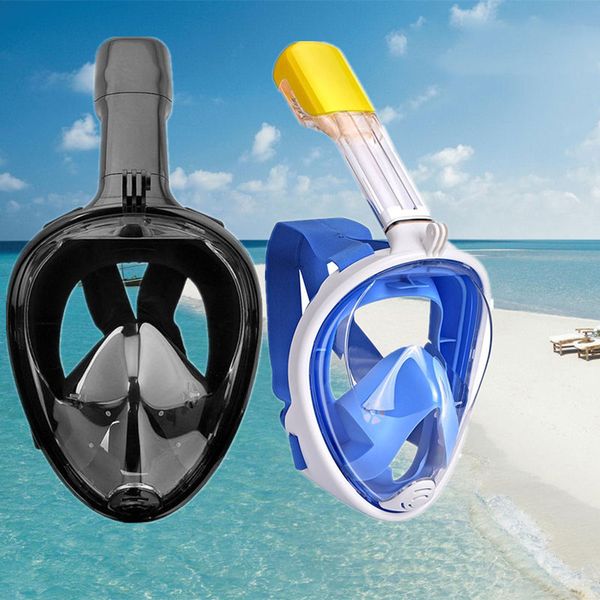 

underwater scuba anti fog full face diving oxygen mask snorkeling set respiratory masks safe and waterproof diving equipme