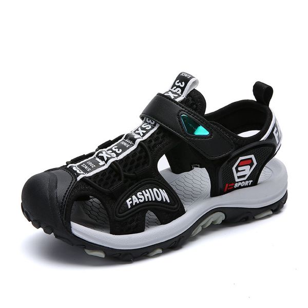 

kids shoes summer beach sandals outdoor breathable boys girls clogs children sneakers seasides slider shoes sandalia infantil y200520, Black
