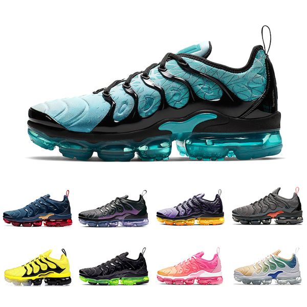 

2019 Air TN Plus Женщины Мужская Кроссовки Спортивная Обувь Spirit Teal Midnight Navy Megatron Открытый