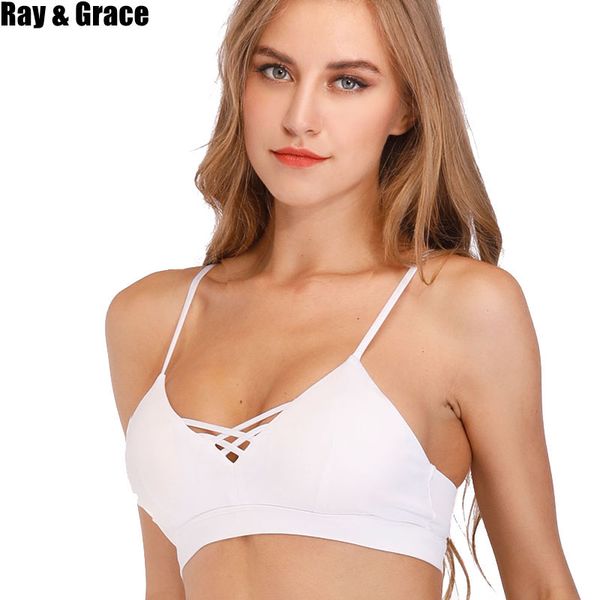 

seamless sports bra women crop running padded shockproof sports push up yoga running brassiere bras sportswear, White;black
