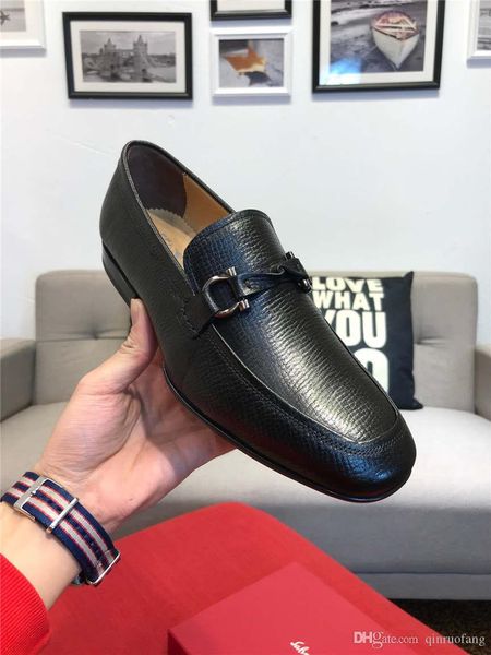 

newst mens shoes casual luxury brands italian men loafers genuine leather shoes soft moccasins breathable slip on driving shoes, Black