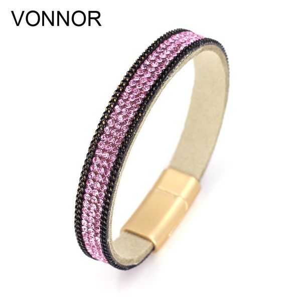 

vonnor jewelry women bangles bracelets rhinestone wrap bracelets female accessories wholesale, Golden;silver