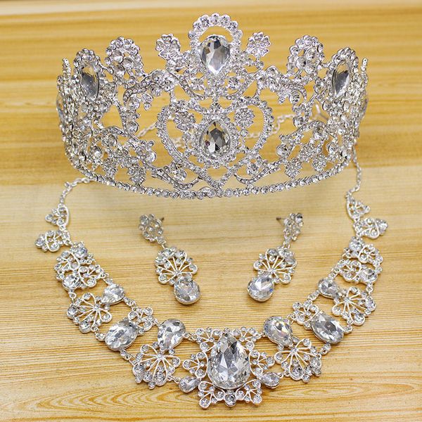 Luxury Crystal Beaded Wedding Headpieces Bridal Accessories Cheap
