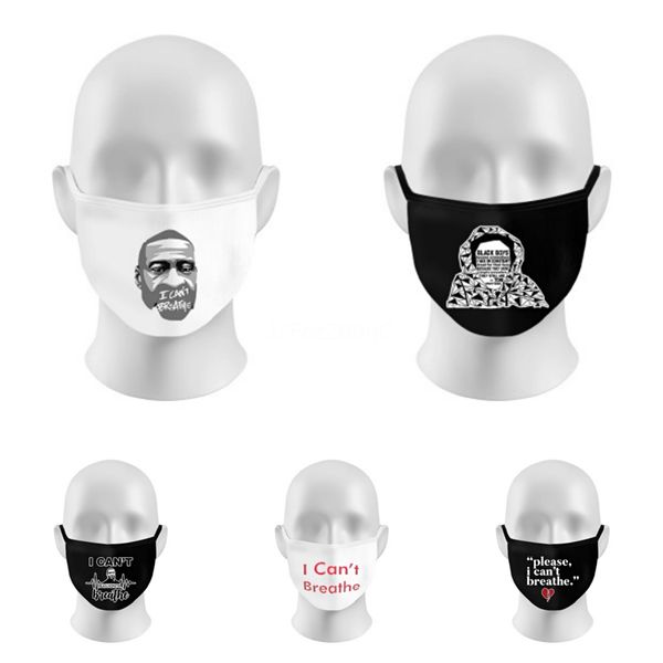 

in stock i cant breathe face masks washable masks summer out door sport riding masks fashion designer letter mask for adults children #918