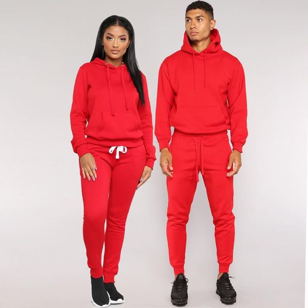 

2019 hooded men's sportswear and leisure suit 2-piece set, Gray