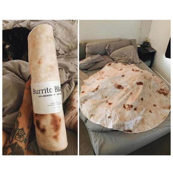

soft tortilla blanket letter printing rug round burrito small carpet for office home living room bedroom camping picnic outdoor