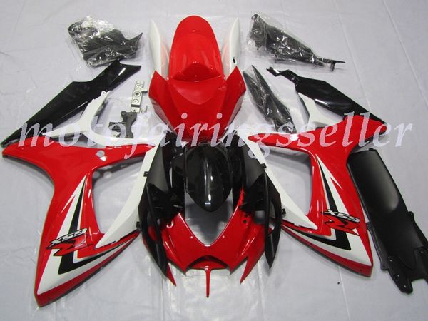 

new abs plastic fairings kit fit for suzuki gsxr600 gsxr750 gsx-r600 r750 k6 2006 2007 injection mold red classics good