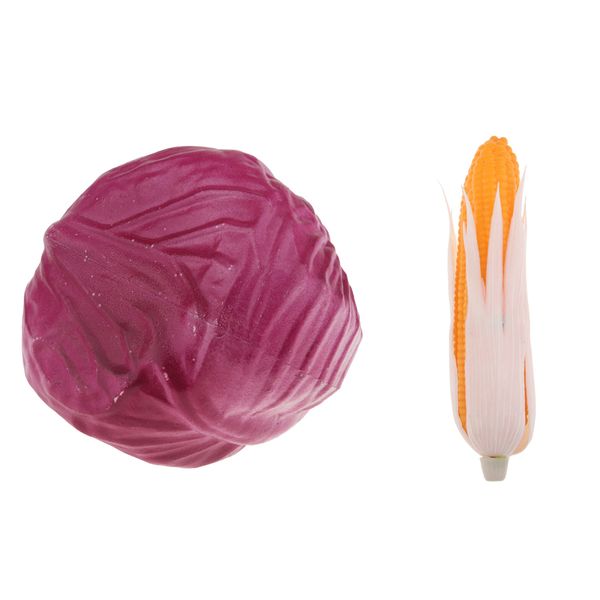 

2 pcs sand hammer rattle shaker toy corn+cabbage educational percussion toys