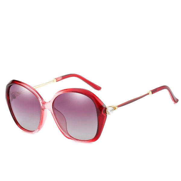 

men's women's sunglasses high-quality fashion brand designer diamond diamond large box cat eye sunglasses new trend big box sungla, White;black