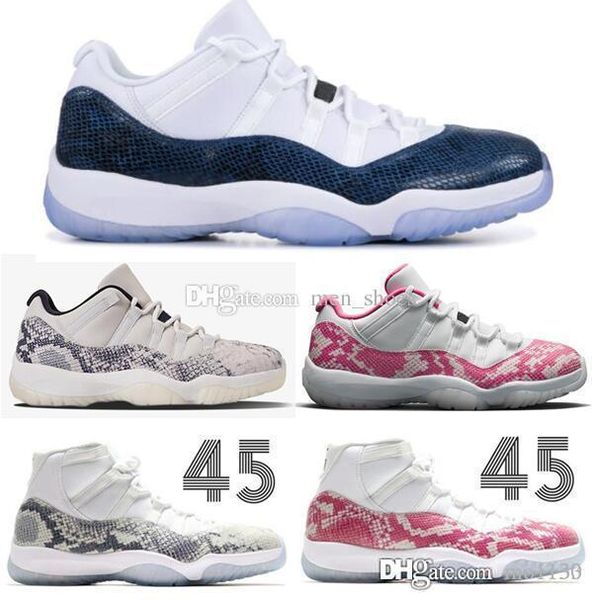 Compre Nuevo 11 Bajo Azul Marino Rosa Claro Hueso Zapatos De Baloncesto De Piel De Serpiente Hombres Mujeres 11s Prem HC Alto 45 Zapatillas De Deporte Compre Nuevo 11 Bajo Azul Marino Rosa Claro Hueso Zapatos De Baloncesto De Piel De Serpiente Hombres Mujeres 11s Prem HC Alto 45 Zapatillas De Deporte