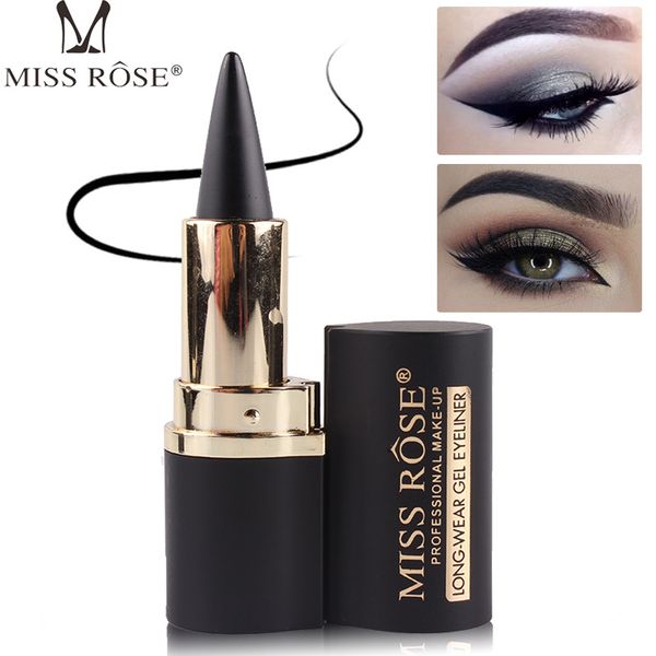 

black eyeliner cream long-lasting eye liner makeup tool fashion women profesional eye beauty make up natural draw line cosmetic