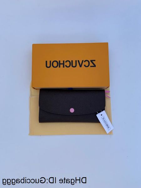 

fashion designer clutch famous brand woman clutch genuine leather wallet bag with box dust bag 60136