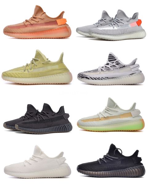 

v2 wave runner geode static salt inertia og solid grey mauve mens kanye west running shoes women sports athletics sneakers with box #qa842