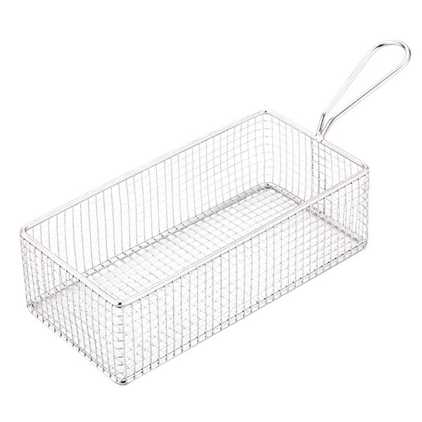 

304 stainless steel rectangular dining basket french fries chicken storage basket creative kitchen household items