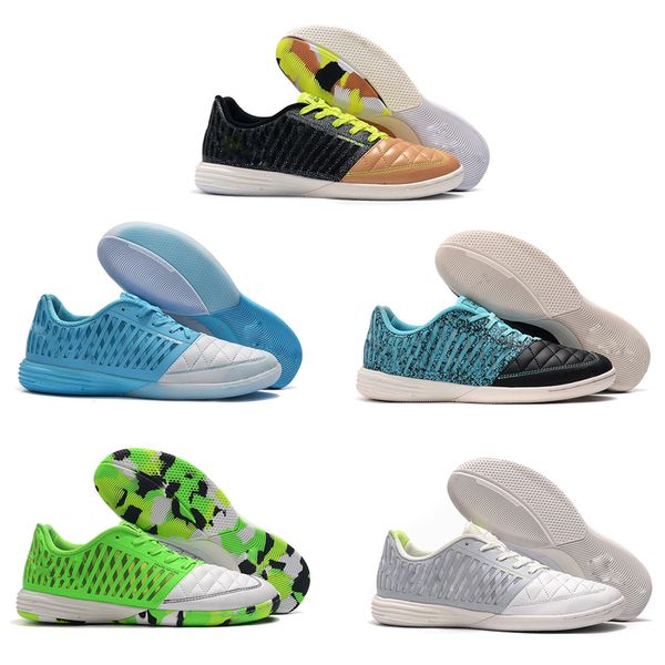 

2019 mens lunar gato ii 2 ic indoor outdoor turf football boots leather soccer cleats super light shoes us39-45