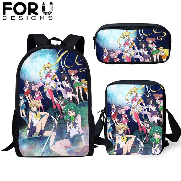 Japan Anime Sailor Moon Backpack School Travel Shoulder Bag Rucksack Student Bag