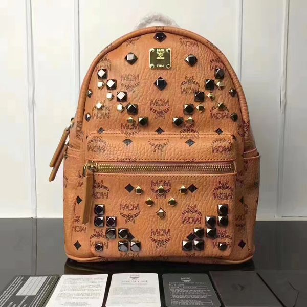 

Stark Visetos M Rivet Backpack for Women and Men Genuine Leather Laptop Bag Shool bags Fashon Weekend Bag Large capacity Student Bookbags