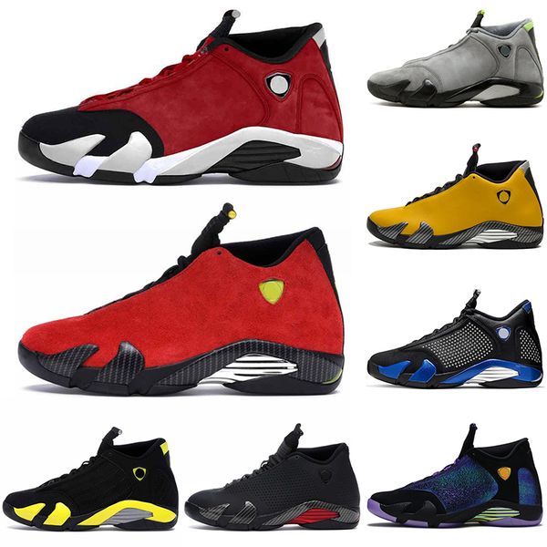 

gym red 14 14s mens basketball shoes se black red university gold graphite desert sand candy cane thunder retro last ssport sneakers, White;red