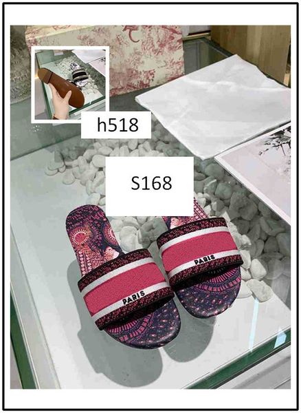 

latest new lady leisure classic spring and summer stereo letter embroidery braids slippers stylish printed slippers size 36 8, Black