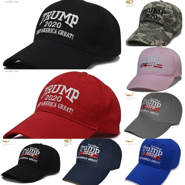 

akyif new arrival again trump 2020 make america great high donald trump baseball caps hatsflag adults sports hat embroidery quality, Blue;gray