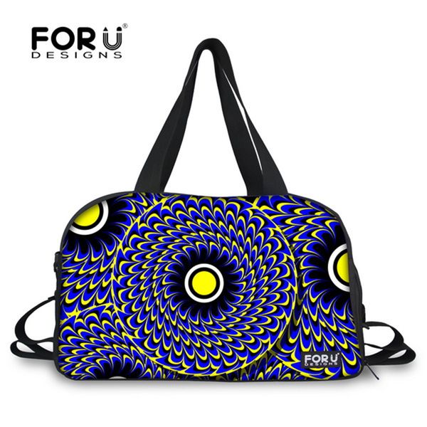 

forudesigns 3d printing retro pattern fitness gym bags for women men storage cloth shoes sport bags for train shoulder tote