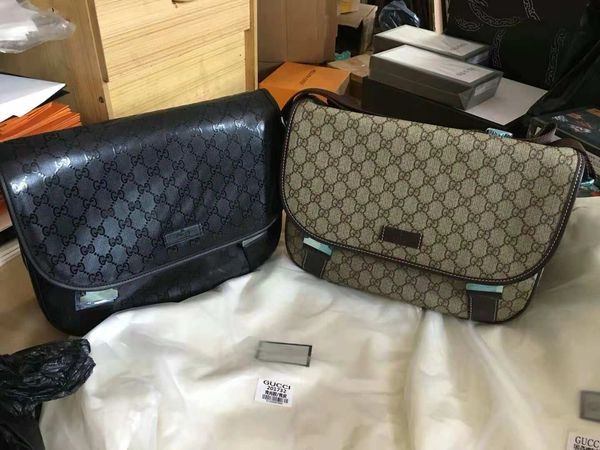

High-quality 2018 fashion single shoulder bags, men's and women's handbags, luggage, backpacks, leather, 201732, 33..22..11cm