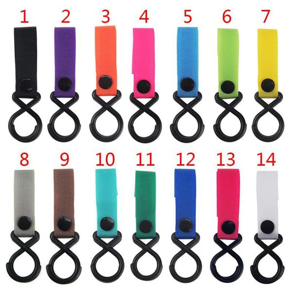 

2019 new convenient plastic baby stroller accessories pram 2 hooks pushchair car hanger hanging strap