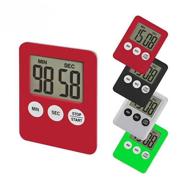 

супер тонкий жк-экран цифровой кухонный таймер приготовления пищи отсчет площади прикинь будильник секундомер часы temporizador