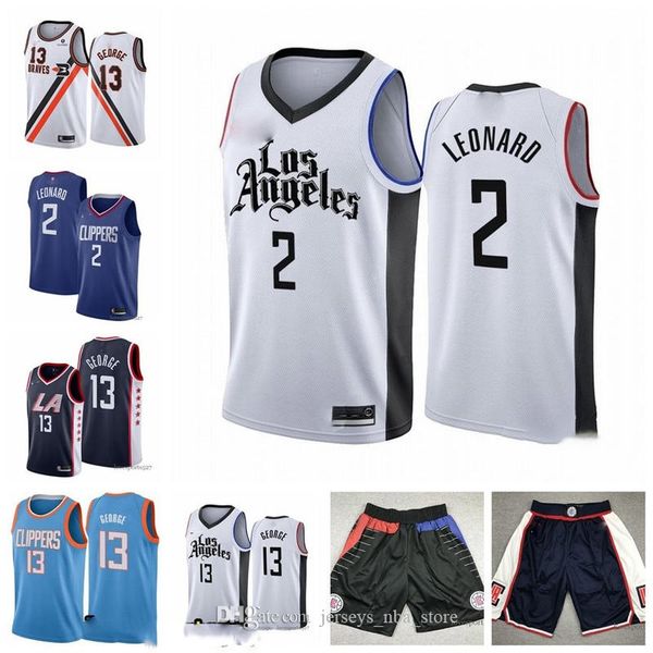

los angeles clippers jersey 2 kawhi leonard 13 paul george 23 lou williams stitched basketball jersey 41, Black;red