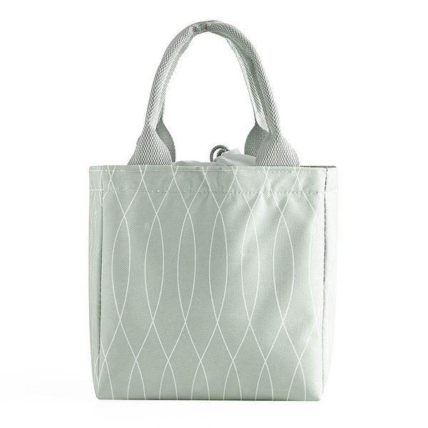 

large capacity shopping aluminum foil lightweight lunch bag leakproof printing insulation tote picnic oxford fabric thicken, Blue;pink