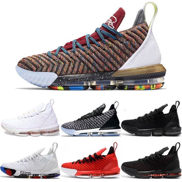 

2020 men 16 basketball shoes mens fashion 16s lakers 1 thru 5 fresh bred riple black oreo trainer sports sneaker shoes
