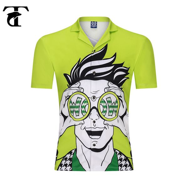 

2020 japanese style animation cool summer men shirt hip hop casual 3d printed short sleeve beach streetwear clothing camisa, White;black